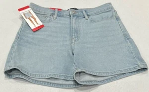 Calvin Klein Jeans Women's 5 Pockets Shorts, Light Blue, Size 8 - Picture 1 of 3