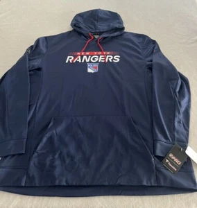NY Rangers Fanatics Authentic Pro NHL Pullover Hooded Sweatshirt Men’s 4XL - Picture 1 of 6