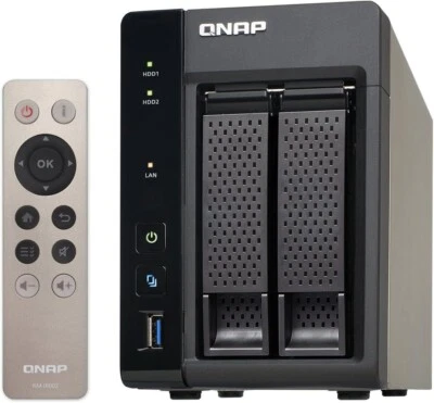 QNAP TS-253A 2-Bay Network Attached Storage 2x 4TB HDD , 4K Playback - Image 1 of 4