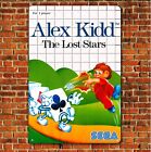 Alex Kidd Gra wideo Metalowy plakat - Sega Master System Blaszany znak (rozmiar 8x12 cali)