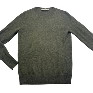 Everlane Sweater Womens XS Green Cashmere Ribbed Hem & Cuff Crew Neck Pullover - Picture 1 of 6