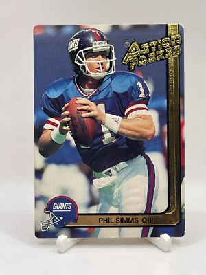 1991 Action Packed - #188 Phil Simms - New York Giants - Image 1 of 2
