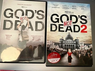 God's Not Dead and God's Not Dead 2 DVDs Original Case and artwork - Image 1 of 3