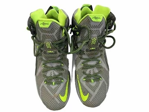 Nike Herren Lebron 12 Dunk Force 684593-001 grau schwarz Basketballschuhe Größe 10,5 - Bild 1 von 7