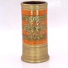 Vintage MCM Bitossi Italy Sunburst Rosenthal Netter Pottery Vase Orange Gold
