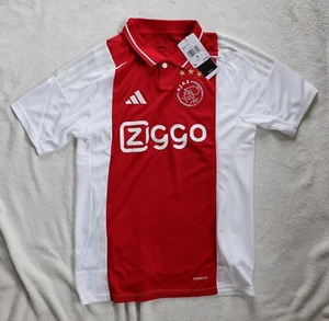Ajax 2024/25 Adidas Home Red Soccer Jersey - Men's Small - IT6168 - Picture 1 of 6