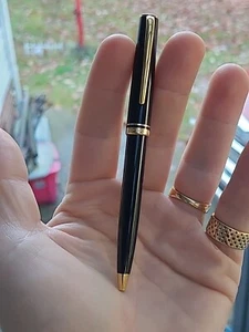 Montblanc Generation Black & Gold Ballpoint Pen Made In Germany Very Rare & VTG - Picture 1 of 18