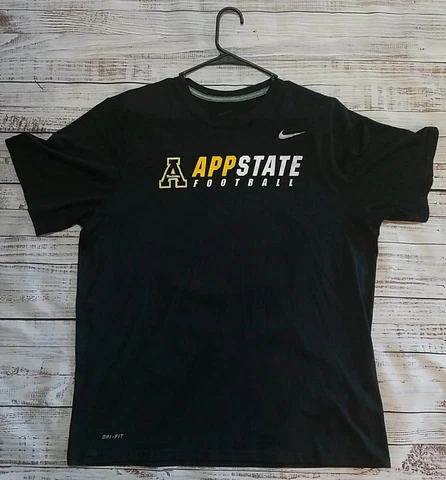 Mens XL Nike Dri Fit Appalachian State Football Shirt Cover
