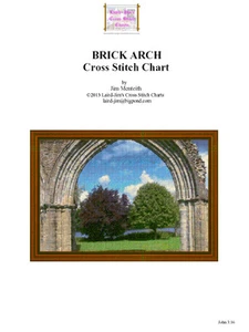 BRICK ARCH - cross stitch chart - Picture 1 of 2