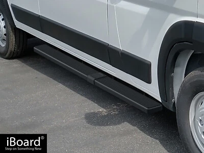 Pasos laterales negros APS 5" aptos para 14-25 Ram ProMaster 136 pulgadas 159 pulgadas distancia entre ejes Foto 1 de 4