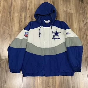 Vintage Apex One Dallas Cowboys Puffer Jacket Size Men’s Large - Picture 1 of 10
