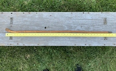 "Antiguo bastón de vestir de bambú ornamentado 36"" tallado a mano" Foto 1 de 4