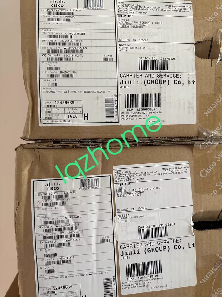 1PCS WS-C3560X-24T-S switch  new via FedEx or DHL - Image 1 of 1