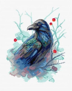Raven 130CS Crafting Spark Counted Cross-Stitch Kit - Picture 1 of 3