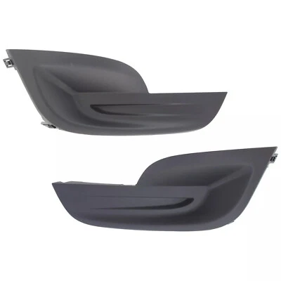Nissan Fog Light Cover For 2013-2015 Altima Front Driver & Passenger Black Set 2 - Image 1 of 4