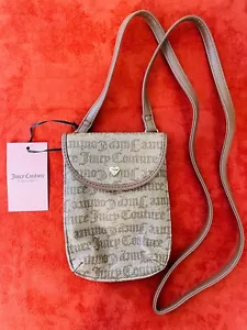 Neu mit Etikett Juicy Couture Logo UMHÄNGETASCHE Geldbörse - Bild 1 von 9