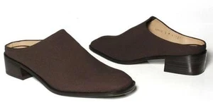 DONALD J PLINER brown elastic mules slides shoes Lizka - very comfortable - Picture 1 of 2