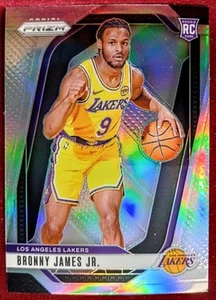 2024-25 Panini Prizm NBA BRONNY JAMES JR. Silver Prizm Rookie RC #243 LAKERS 🔥 - Picture 1 of 7