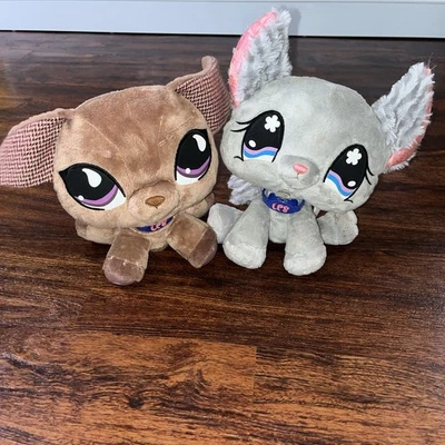 Littlest Pet Shop Plush 10" Chinchilla and Dachshund Plush Toy Bundle of 2  - Image 1 of 4