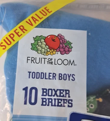 5 件水果房 TOOM BOODLER BOYS 2T-3T 拳击手(原版 10 件 5 件)开口装 — 第 1/4 张图片