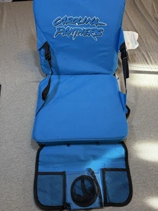 NFL Carolina Panthers Football Stadium faltbares gepolstertes Sitzkissen türkis - Bild 1 von 10