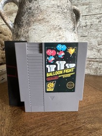 Balloon Fight Nintendo NES 5 Screw Game Tested Working Authentic