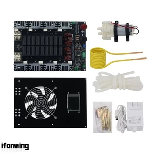 Riscaldatore a induzione 4000W ZVS + bobina di riscaldamento + pompa acqua + alimentatore pompa - Foto 1 di 7