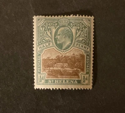 Estampillas de Santa Elena Scott #50 con bisagras Foto 1 de 2