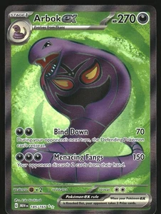 ARBOK EX 2023 SCARLET & VIOLET SERIES - SCARLET & VIOLET - 151 #185 ULTRA RARE - Picture 1 of 3