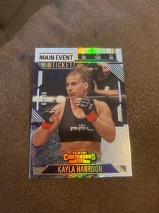2025 Panini Contenders PFL Debut KAYLA HARRISON #41 SEASON TICKET GOLD /10 - Picture 1 of 3