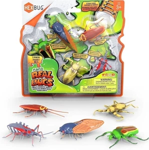 HEXBUG Real Bugs Nanos 5 Pack, Fake Insect Toy Figures | Vibration Powered - Picture 1 of 6