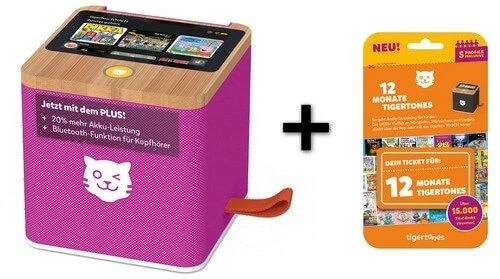 Bundle: tigerbox Touch PLUS (lila) im Set mit 12-Monate tigertones tigerticke... - Bild 1 von 1