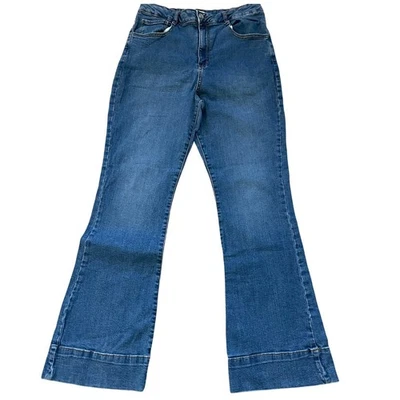 Bagatelle Collection Flare Jeans Womens 30 Medium Wash Boho Retro 70s Revival - Image 1 of 4