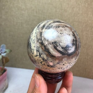 67 mm natürliche traditionelle chinesische Malkugel Handschnitzkugel 433 g A2082 - Bild 1 von 15