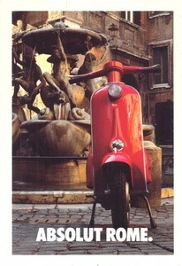 ABSOLUT ROME 10 cartolina promocard 2358 cartoline pubblicitarie - Picture 1 of 1