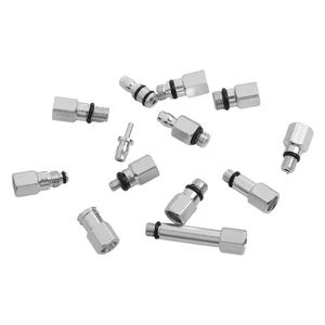 13-teiliges hydraulisches Bremsenentlüftungsset Aluminiumlegierung Verbinder für Fahrradbedarf - Bild 1 von 16