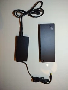 (Open Box) Lenovo DK2131 ThinkPad Thunderbolt 4 Workstation Dock- Black/Red - Afbeelding 1 van 6