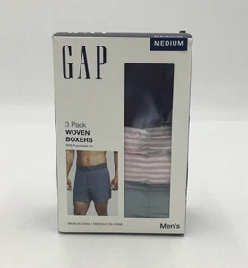 Pack de 3 boxers tejidos GAP para hombre con mosca funcional, multi, mediano - Imagen 1 de 2