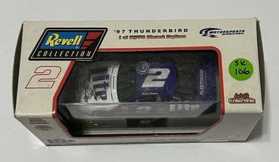 Rusty Wallace #2 Miller Lite 1997 1:43 Nascar Diecast W/ Case & COA Sealed - Image 1 of 4
