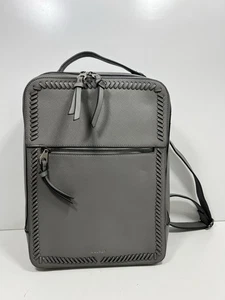"Bolso mochila de mano Calpak Kaya 15"" gris imitación cuero para portátil"  - Imagen 1 de 13