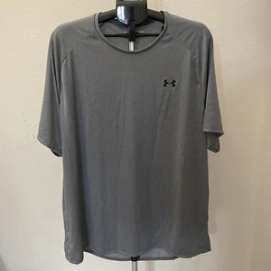 Under Armour Tech Tee Shirt Mens 3XL Gray Performance Short Sleeve - Picture 1 of 3