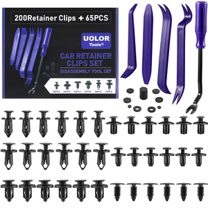 265PCS Car Bumper Retainer Clips Plastic Rivets Auto Fasteners Push Retainer Kit - Picture 1 of 12