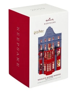 Hallmark 2019 Weasleys' Wizard Wheezes Shop Harry Potter adorno de recuerdo NUEVO - Imagen 1 de 4