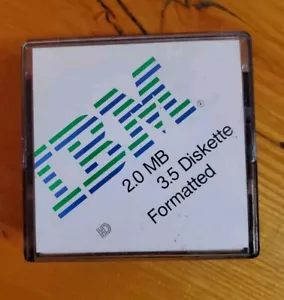Flopy disk Vintage IBM DOS 3.5 Inch Floppy Disk Disc Version In Box New - Picture 1 of 8
