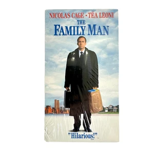 The Family Man (VHS 2001) Nicolas Cage & Tea Leoni Universal Movie ~ Sealed - Foto 1 di 7