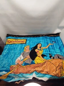 Vintage Disney Princess Pocahontas Beach/Bath Towel Used As-Is - Picture 1 of 3
