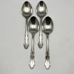 Oneida Stainless Tablespoon Dover Glossy Heirloom Silverware Flatware 4Pc Set - Picture 1 of 10