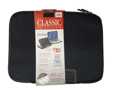 NEW Check Fast Solo 15.4" Laptop Travel Sleeve Case Style CLA101-4 Zipper Padded - Image 1 of 4