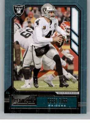 DEREK CARR 2020 Panini Playbook #6 NFL  ID:31976 - Image 1 of 2