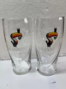 Guinness 2 Pack Tulip Pint Glass Set 16 oz - St Patrick's Day - Picture 1 of 4